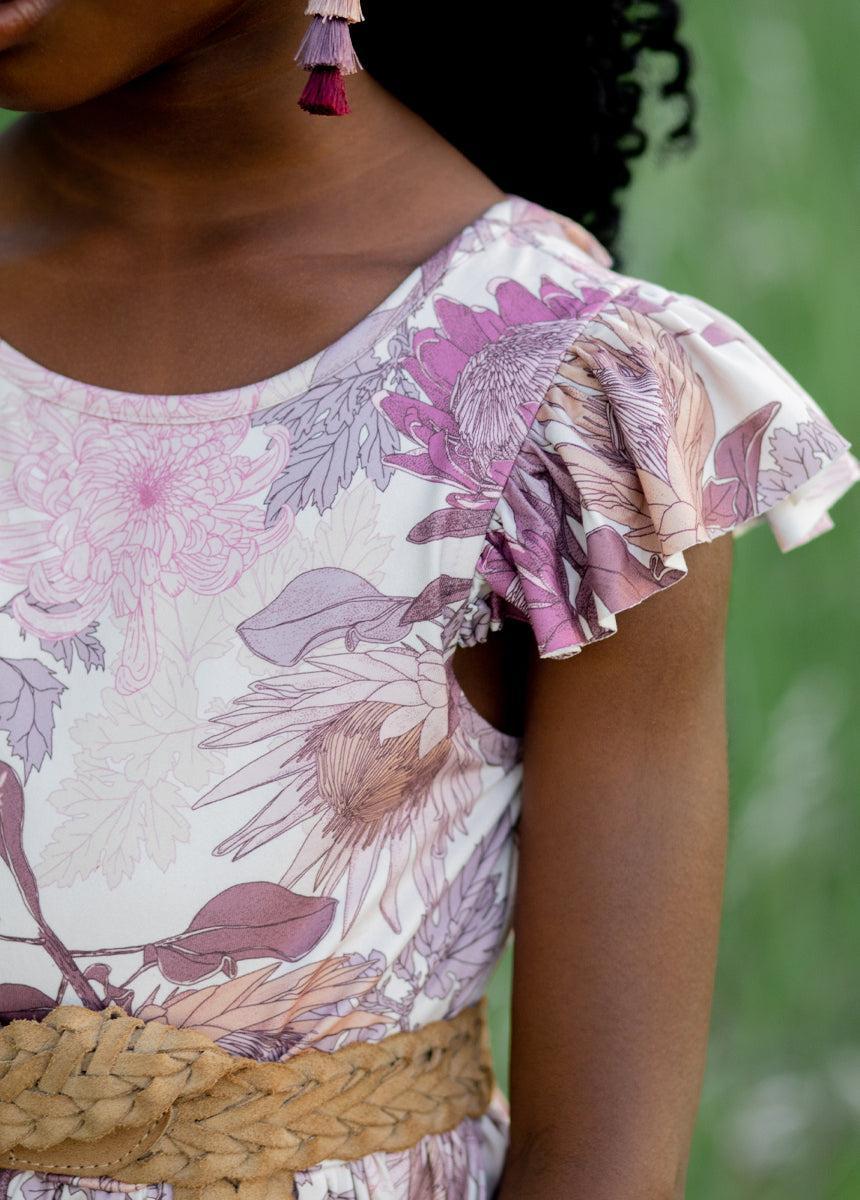 Twilla Dress in Shell Floral Girls Product Image