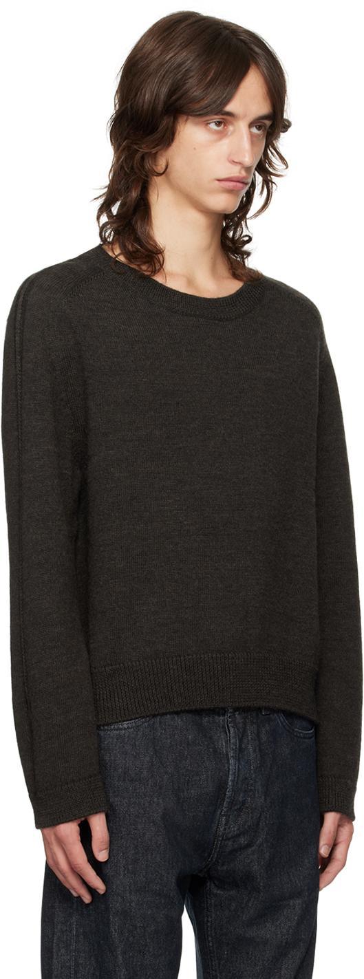 OUR LEGACY Needle Drop Raglan In University Brown Rus Product Image