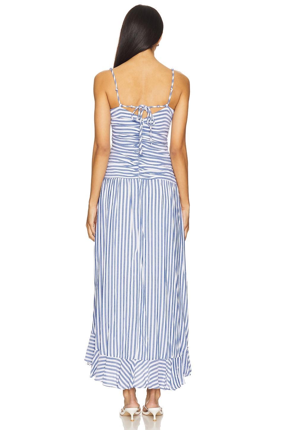 Noah Maxi Dress Line & Dot Product Image