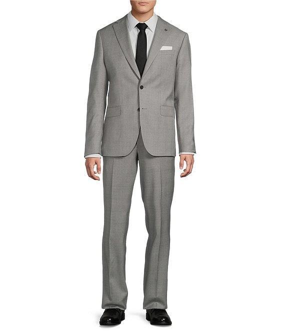 Cremieux Modern Fit Flat Front Light Classic Plaid 2-Piece Suit Product Image