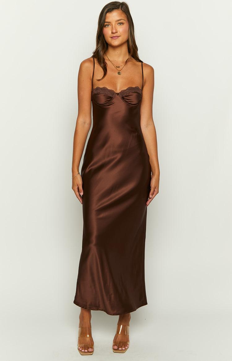 Scarlette Brown Maxi Dress Product Image