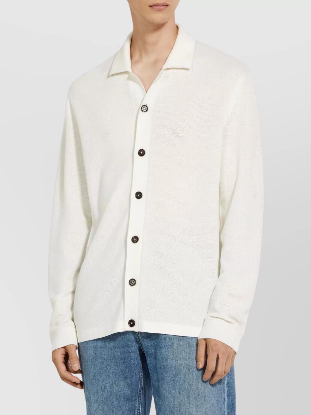 ZEGNA Wool Shirt Long Sleeves Product Image