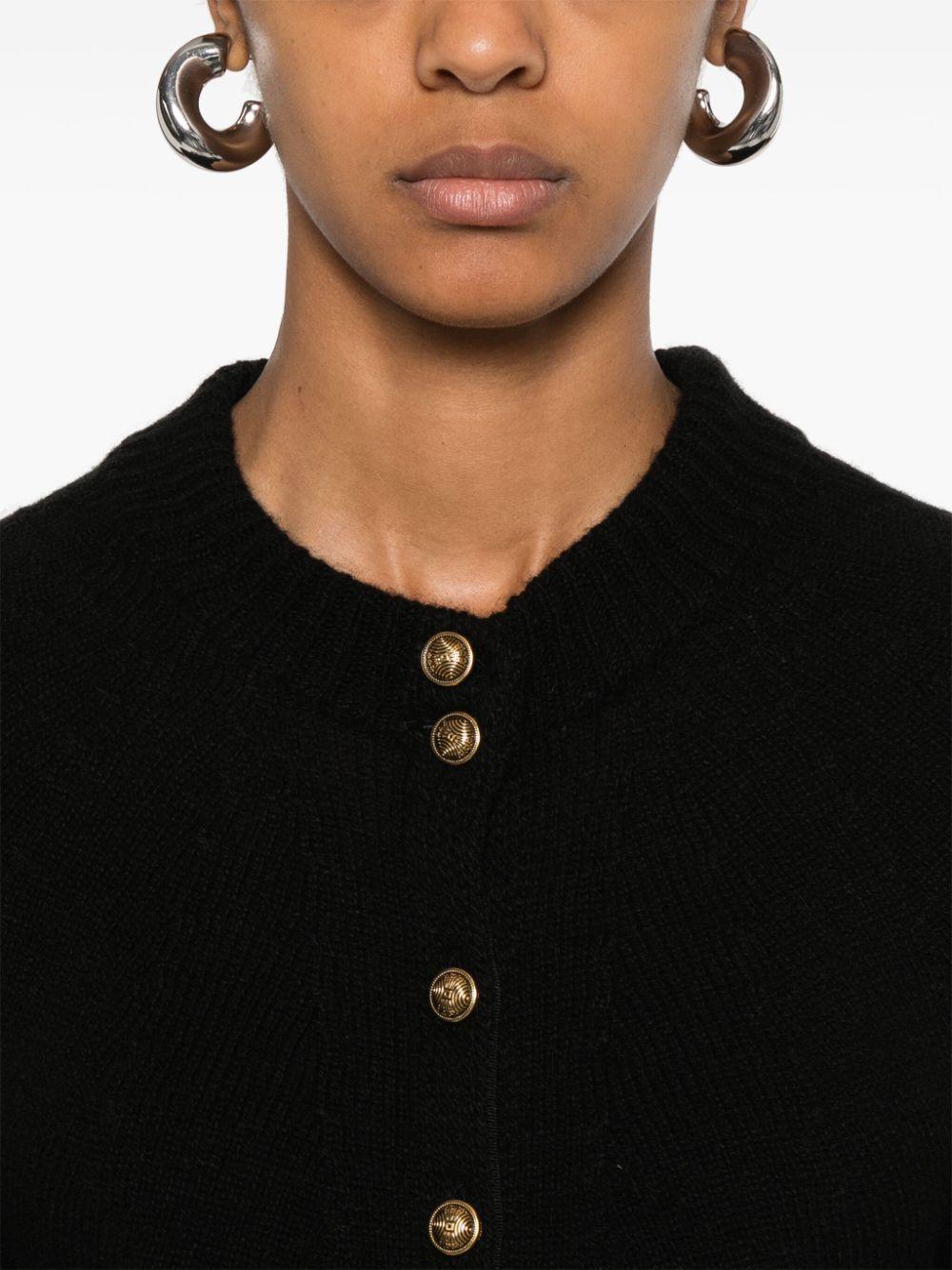 KHAITE Ambre Cardigan In Black Product Image