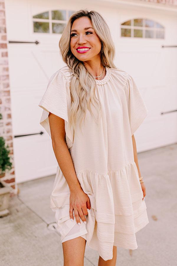 Southern Sweetheart Shift Dress in Cream Product Image