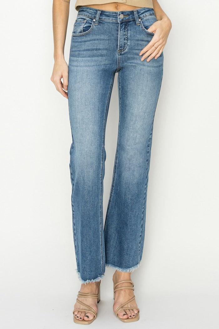 Mid Rise Bootcut Fray Product Image