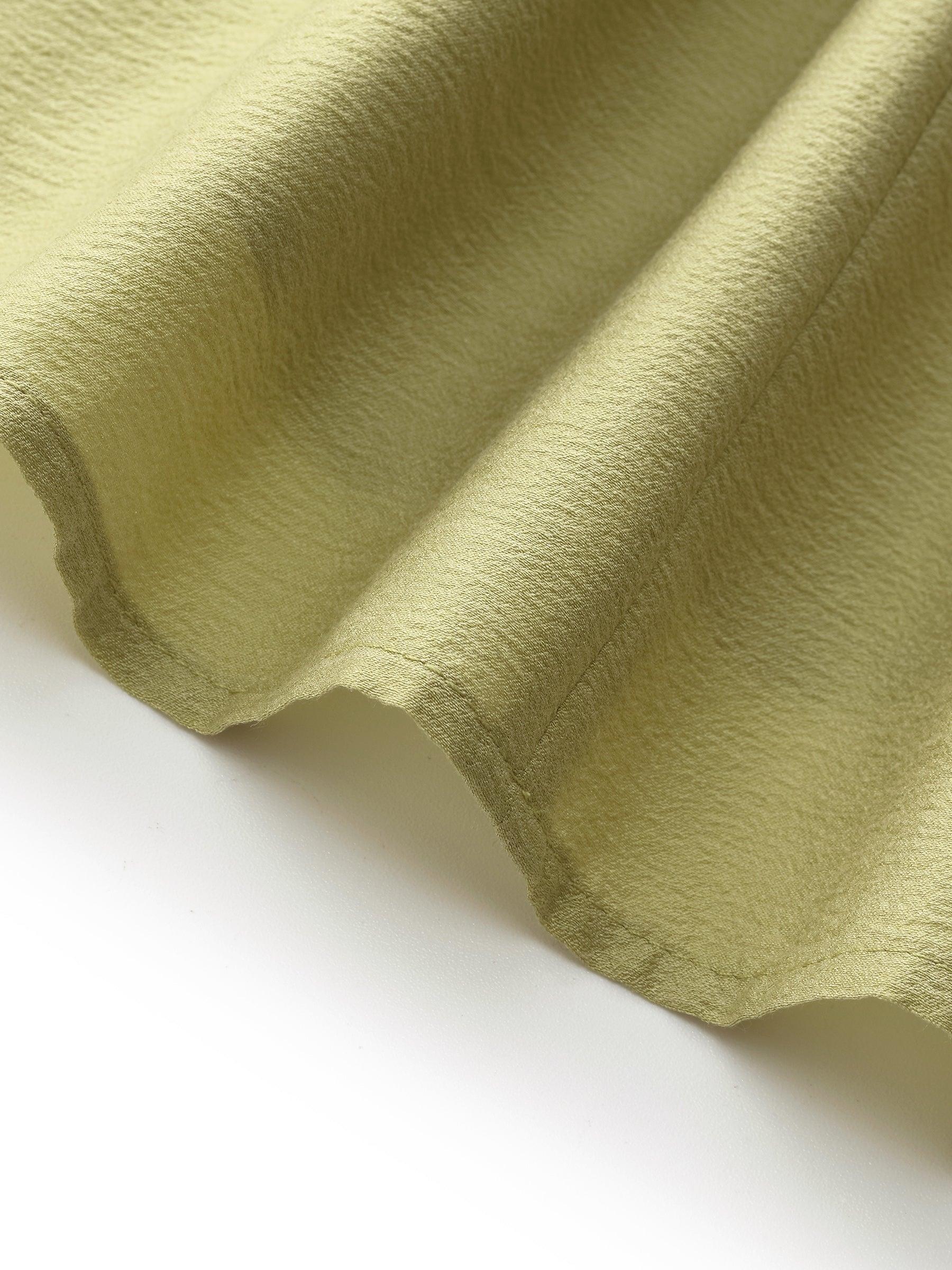 Acetate Twist Front Women Cap Sleeve Top Product Image