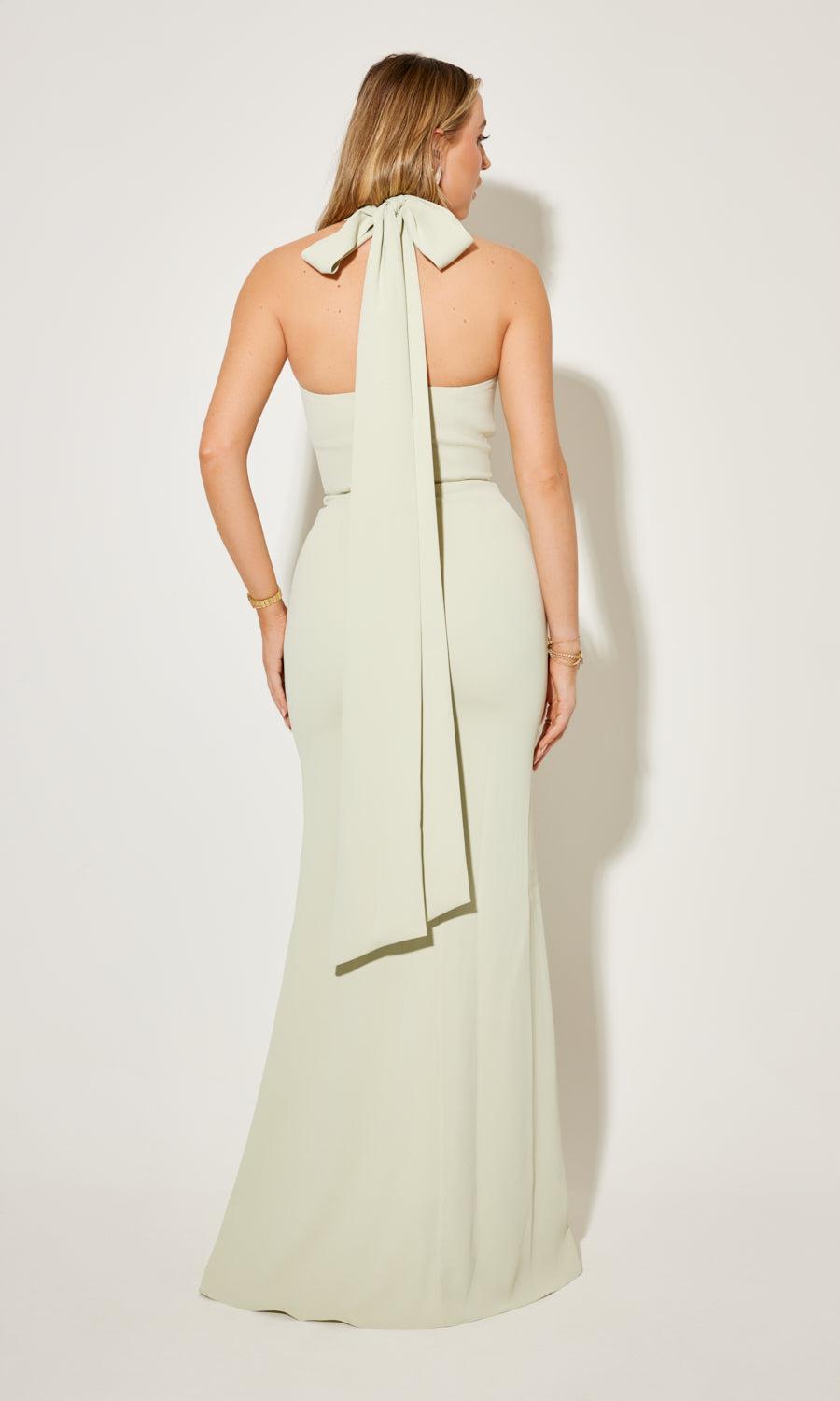 The Ultimate Muse Halter Neck Maxi Dress Product Image