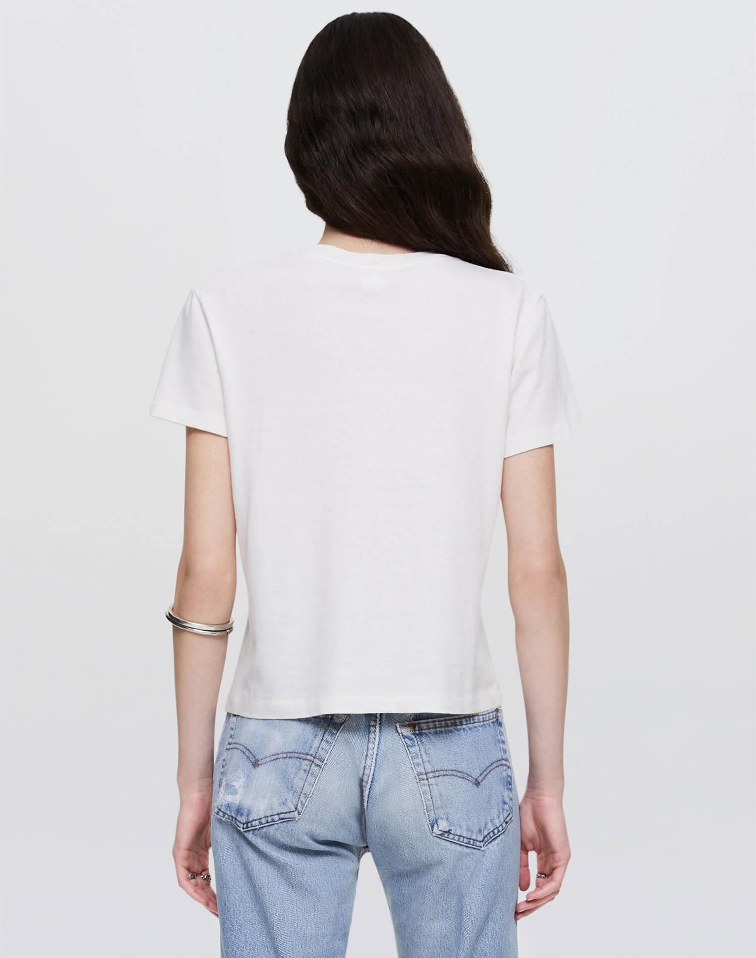 Classic "To The Moon" Tee - Vintage White Female Product Image
