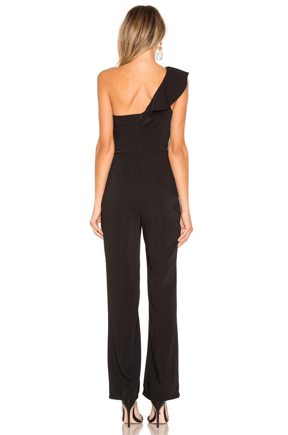 Stefanie One Shoulder Jumpsuit superdown Product Image
