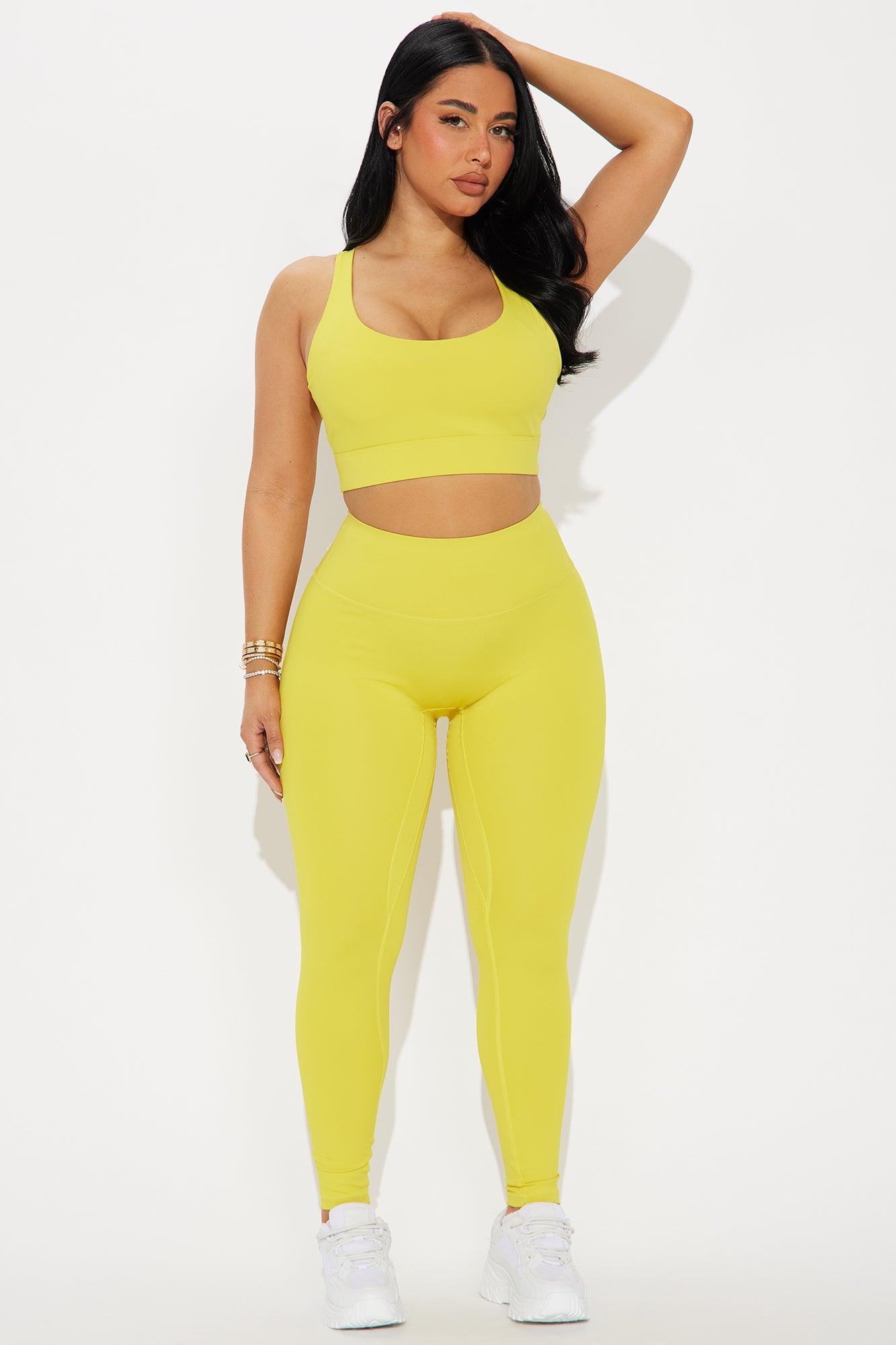 Very Mindful Sports Bra - Mustard Product Image