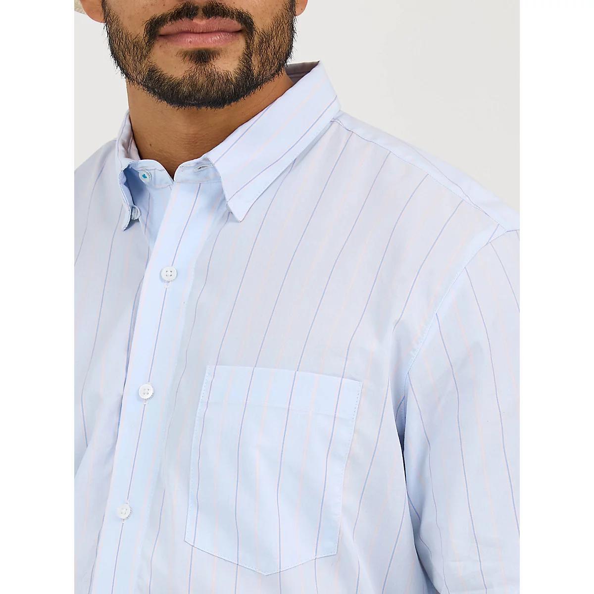 Men's Cody Johnson One Pocket Button Down Shirt in Gray Contrast Product Image