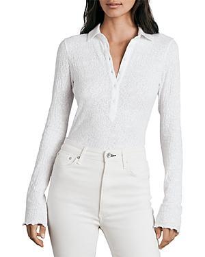 rag & bone Gemma Jacquard Polo Product Image