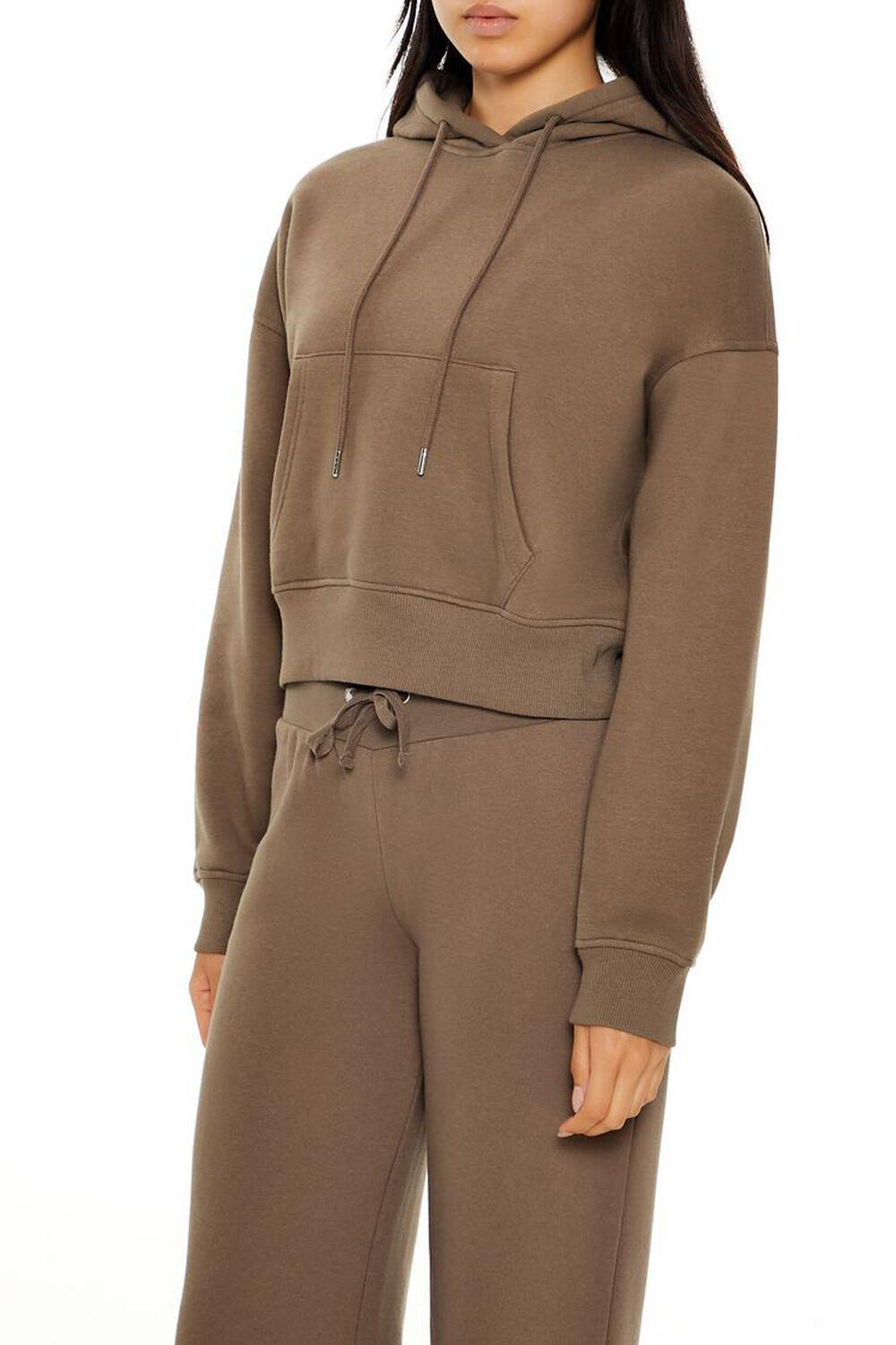 Fleece Drawstring Hoodie | Forever 21 Product Image