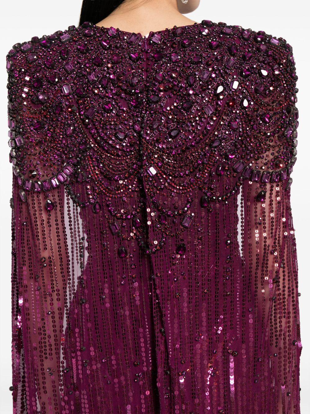 Lotus Lady sequin-embellished gown Product Image