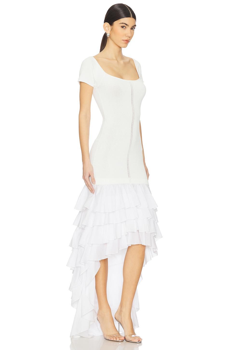 Knit Ruffle Dress Alejandra Alonso Rojas Product Image