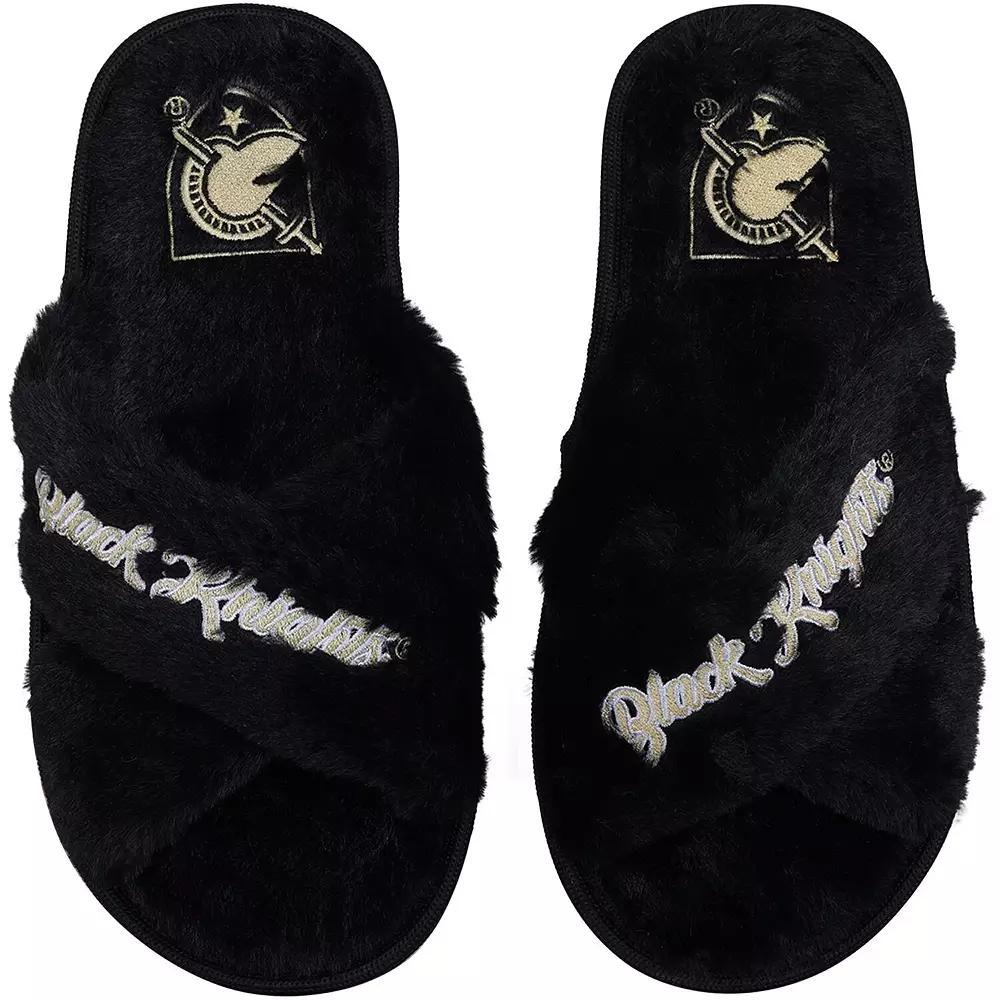 Women's FOCO Army Black Knights Script Cross Slide Slippers, Size: Large, Nc2 Black Product Image