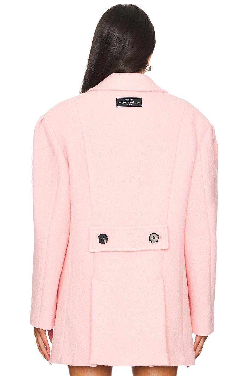 Wool Boucle Coat MSGM Product Image