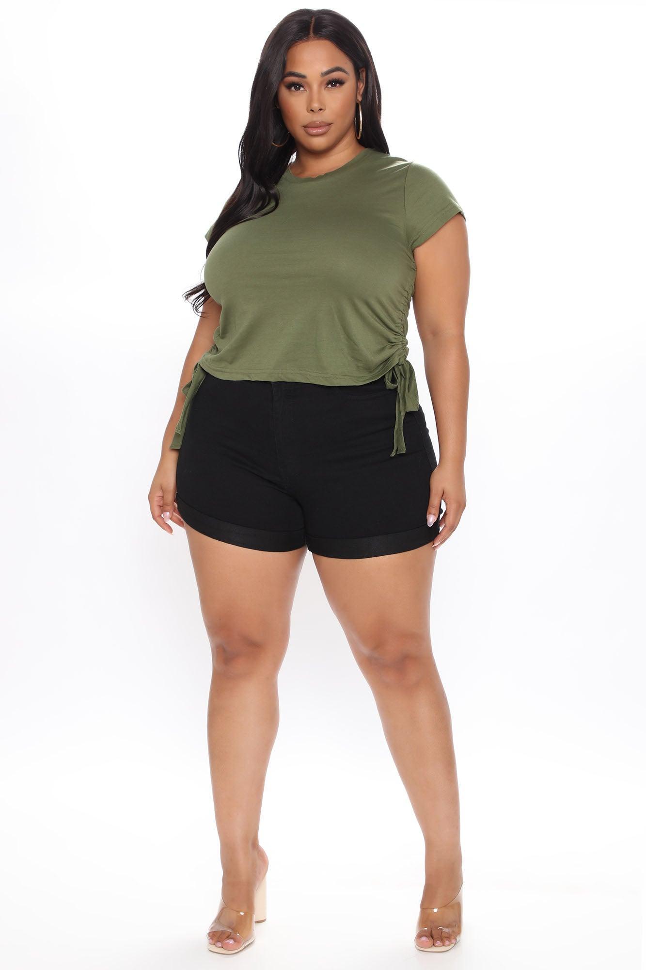 Carter Denim Shorts - Black Product Image