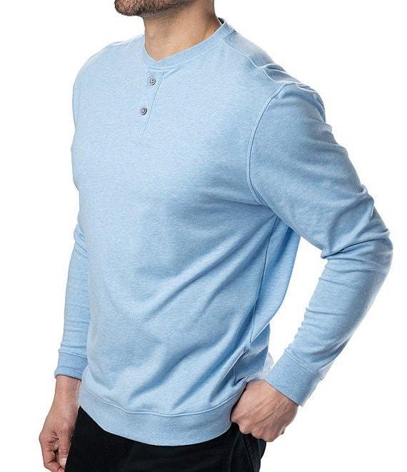 BLACK CLOVER Long Sleeve Henley Maddox Crew Neck Pullover Product Image