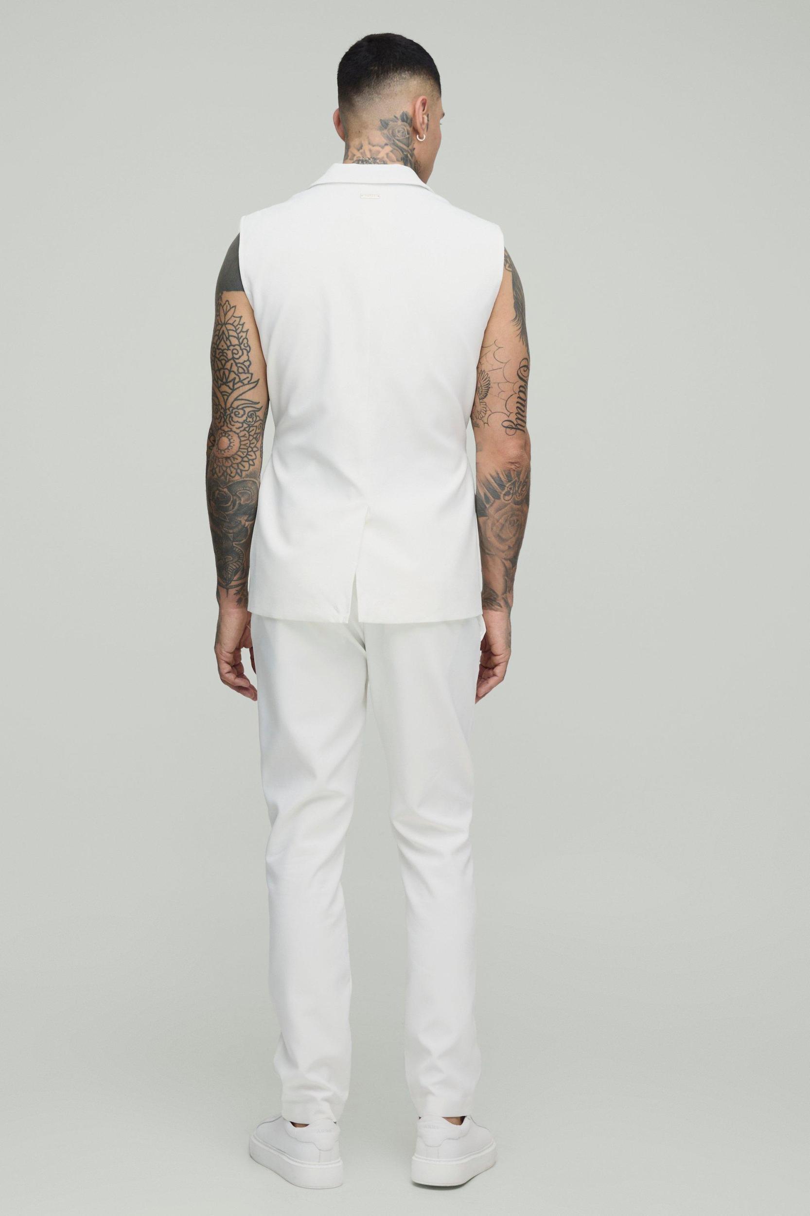 Skinny Zip Suit Pants | boohooMAN USA Product Image