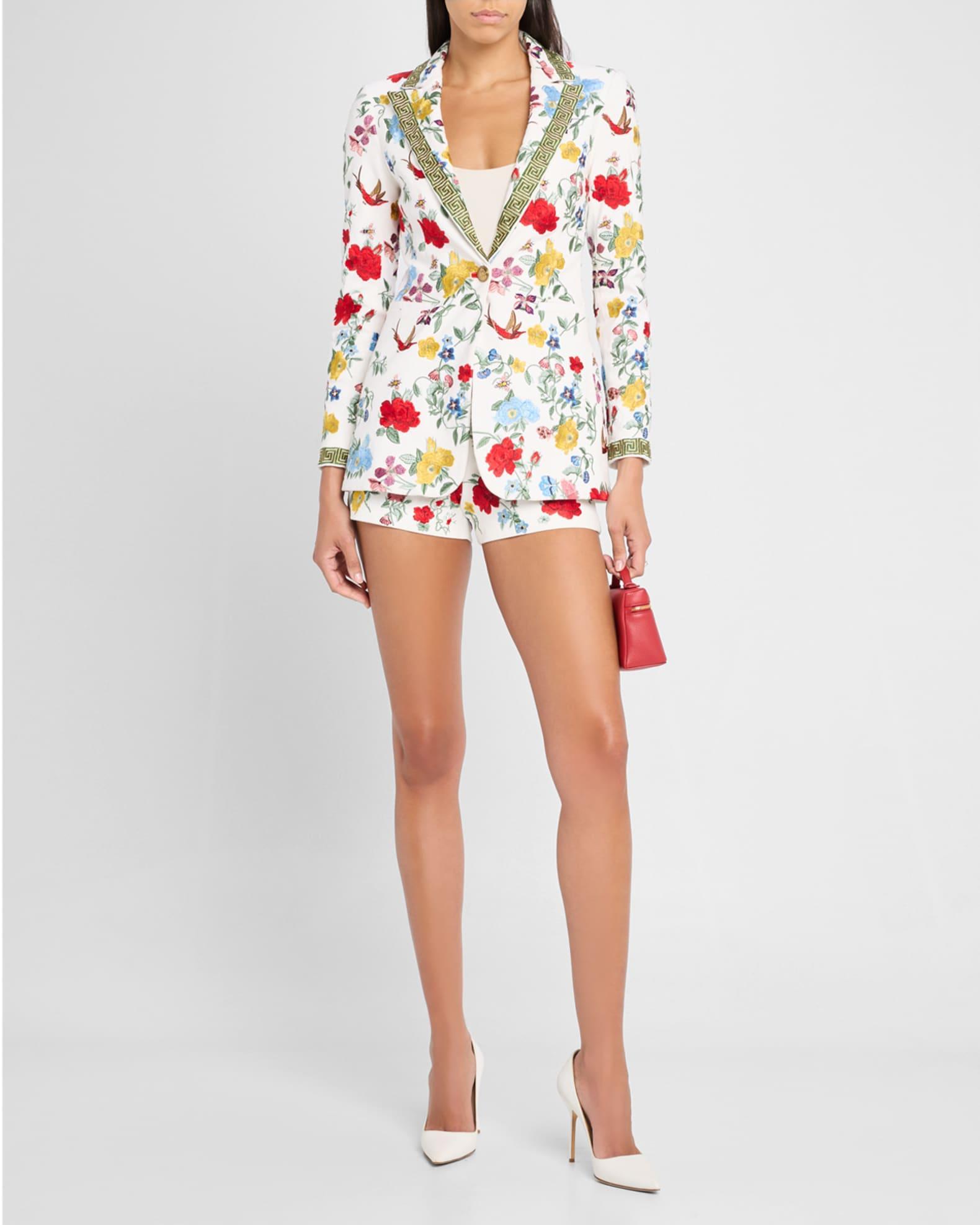 Breann Embroidered Fitted Blazer Product Image