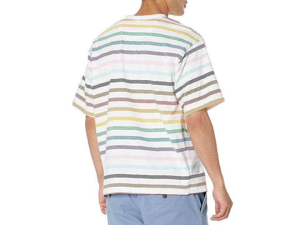 Vans 2023 Pride Stripe Short Sleeve Knit Tee Men's Clothing Product Image