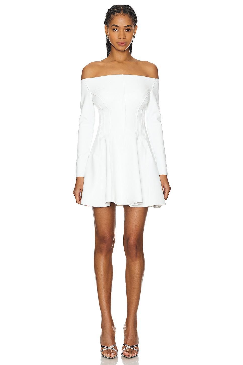 Off Shoulder Grace Mini Dress Norma Kamali Product Image
