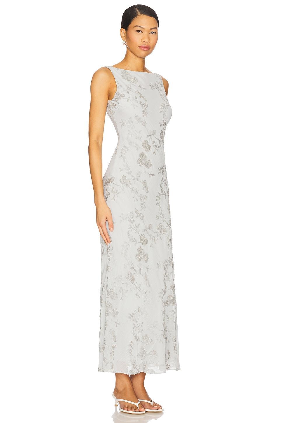 x REVOLVE Blaire Embroidered Maxi Dress Stone Cold Fox Product Image