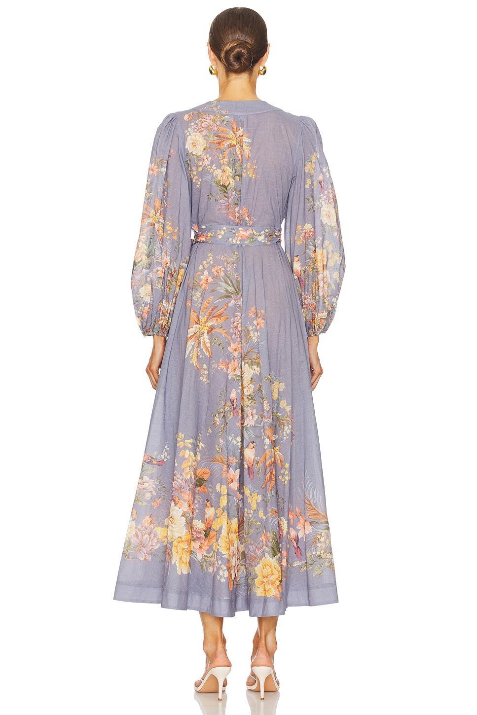 Tallow Wrap Midi Dress Zimmermann Product Image