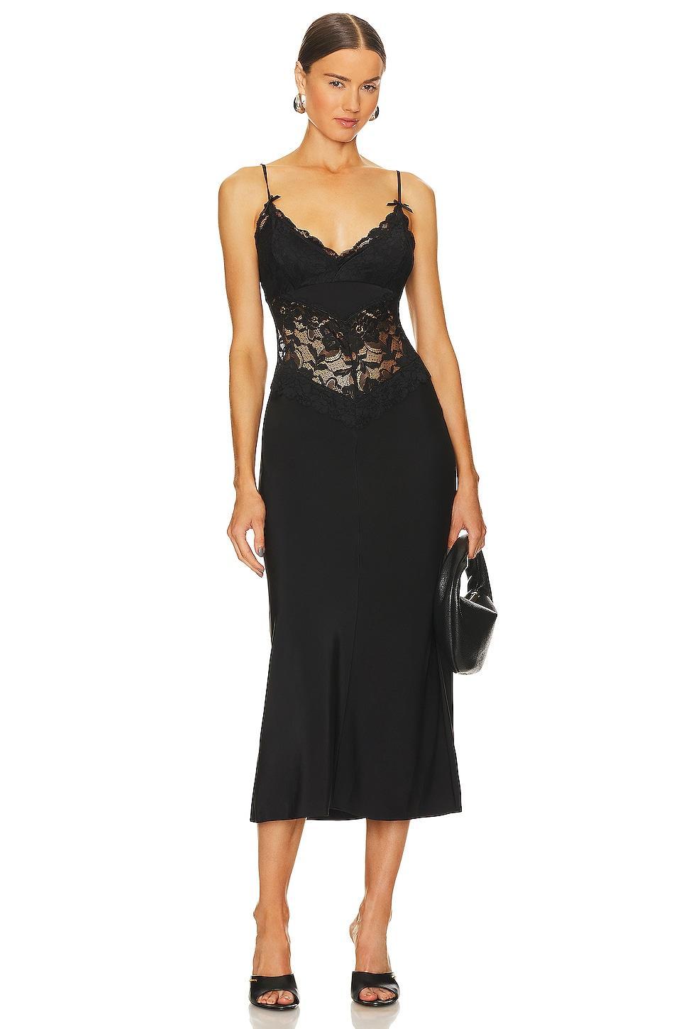 Donna Lace Slip Dress LPA Product Image