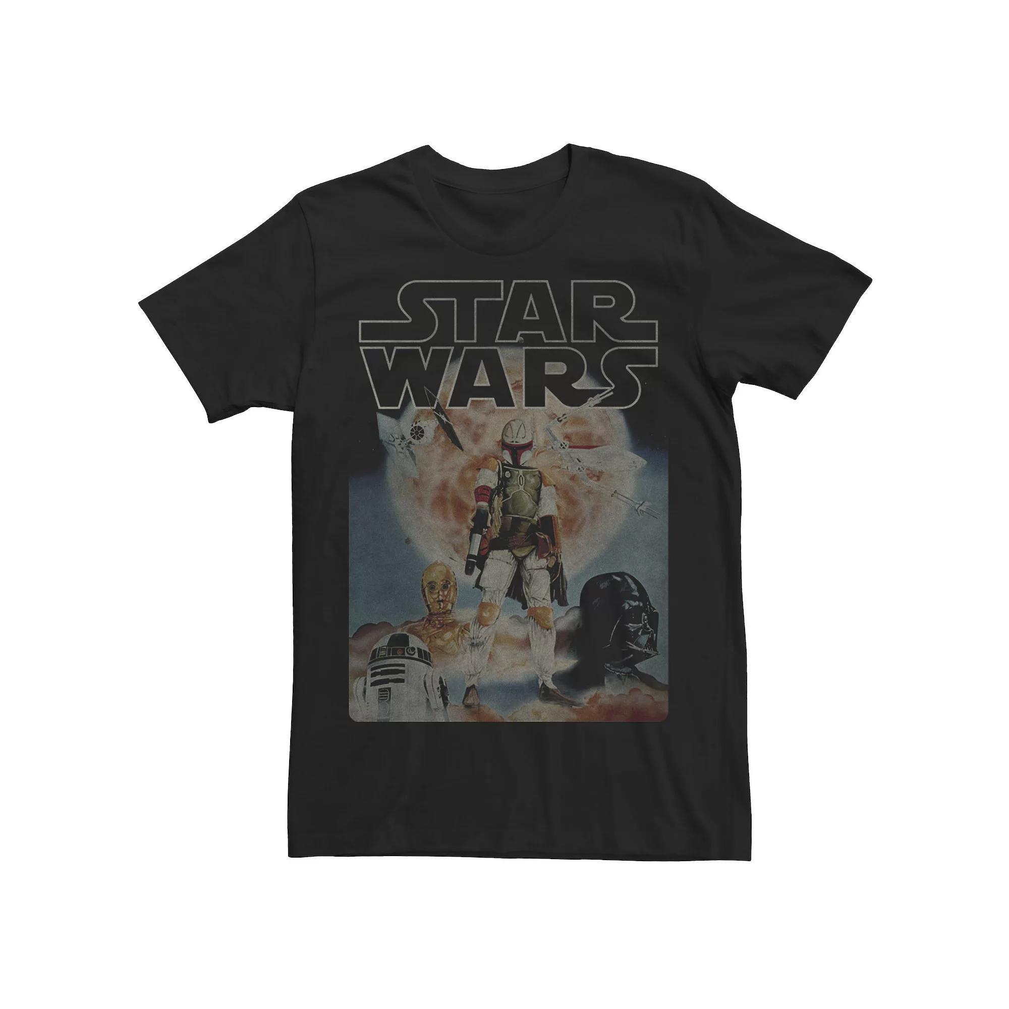 Men's Star Wars Collage Graphic Tee, Size: Medium, Black Product Image