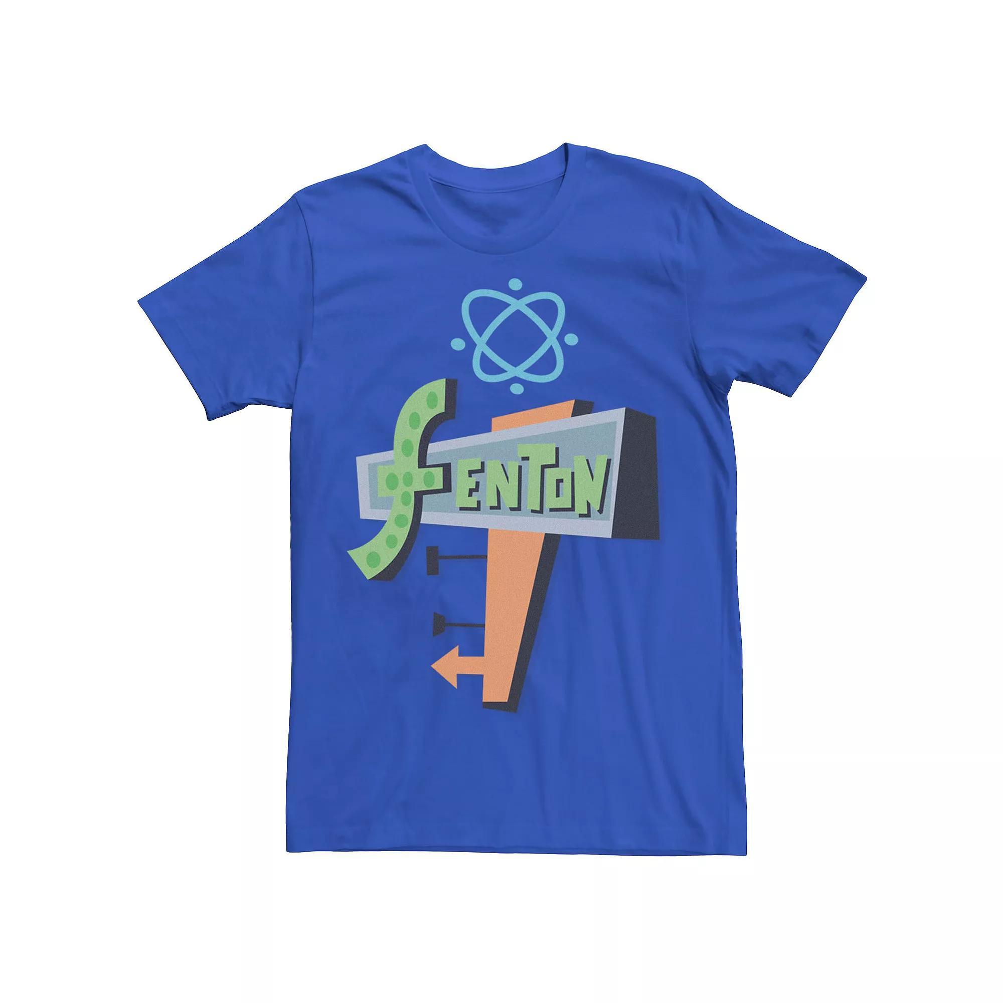 Men's Nickelodeon Danny Phantom Fenton Science Logo Tee, Size: Medium, Silver Product Image