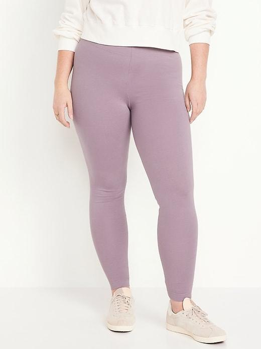 High-Waisted Jersey Leggings Product Image
