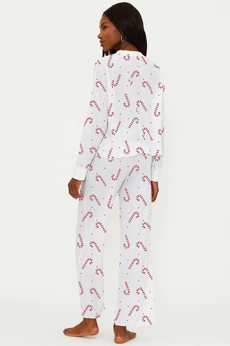 Candy Cane Waffle Sleep Set Product Image