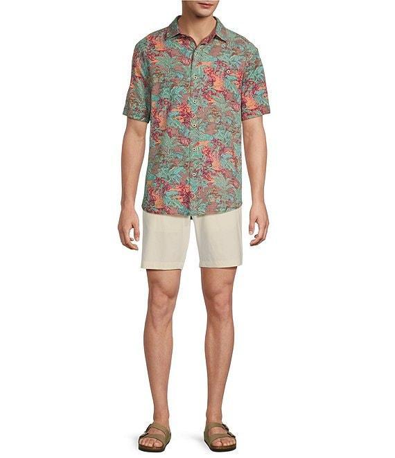Tommy Bahama Nova Wave Retro Vibes Short Sleeve Woven Shirt Product Image