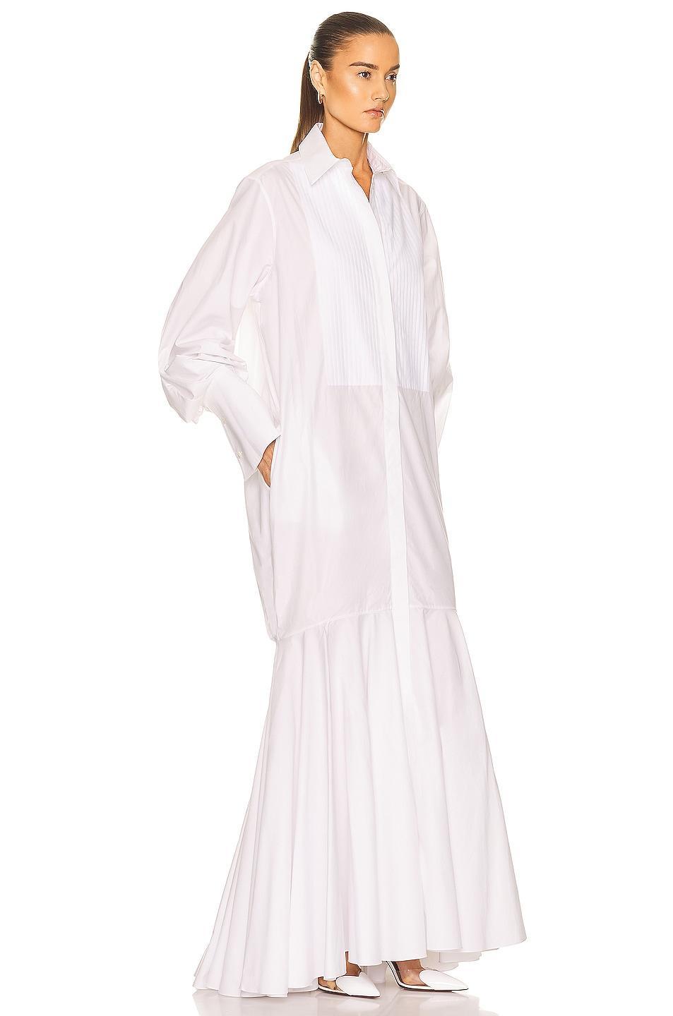 ALAA Maxi Dress in White Product Image