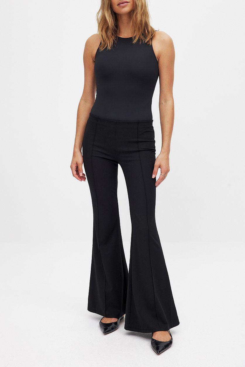 Flared Jersey Trousers Product Image