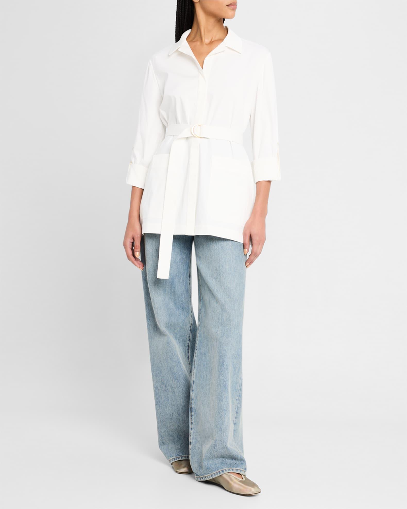Veda Belted Cotton Jacket Product Image