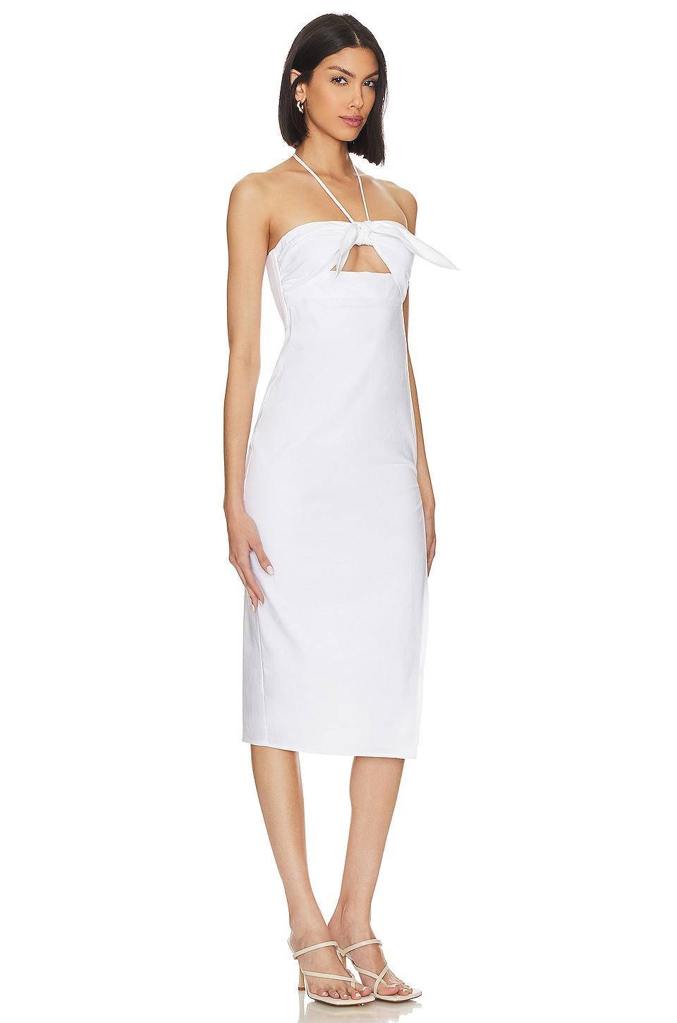 x Jetset Christina Olive Midi Dress MAJORELLE Product Image