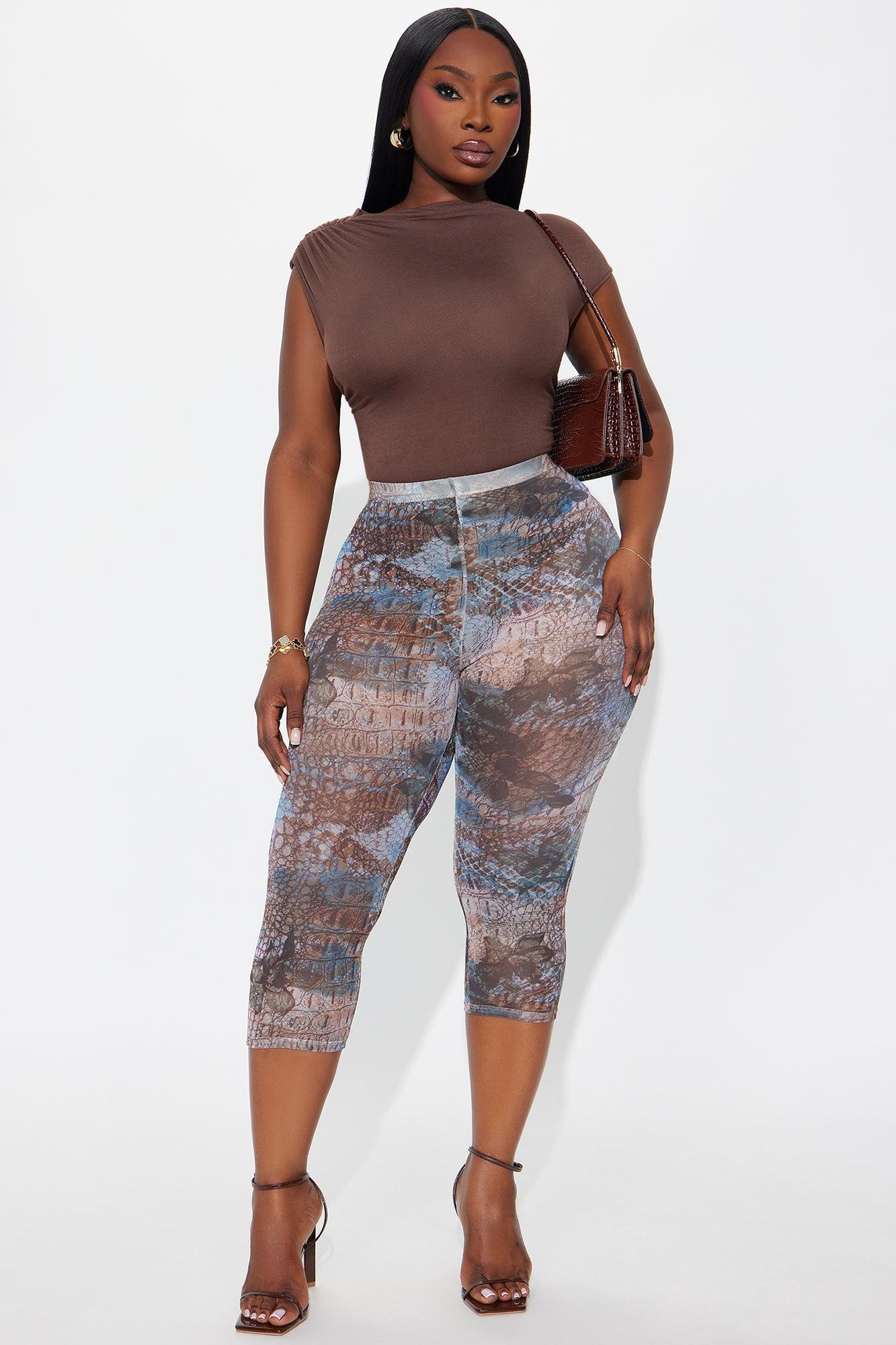 Lucy Ruched High Neck Bodysuit - Chocolate Product Image