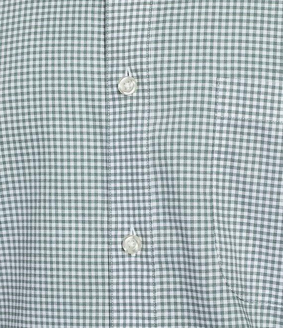 Gold Label Roundtree & Yorke Non-Iron Short Sleeve Gingham Print Sport Shirt Product Image