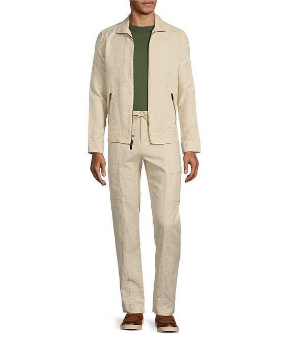 Murano Baird McNutt Linen Cargo Lucas Fit Linen Pintuck Pants Product Image