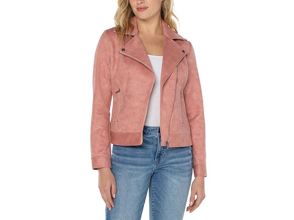 Liverpool Los Angeles Faux Leather Moto Jacket Product Image