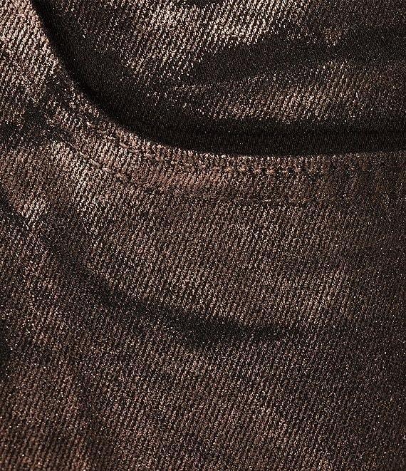GB Foiled Metallic Denim Pants Product Image