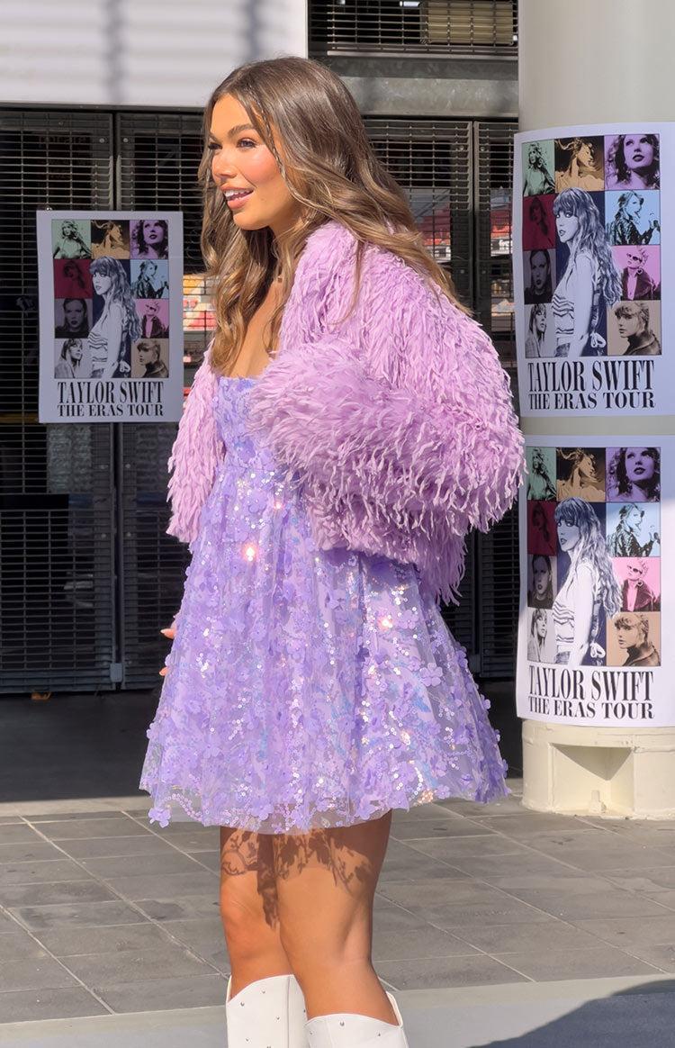 Amy Purple Fringe Jacket Product Image