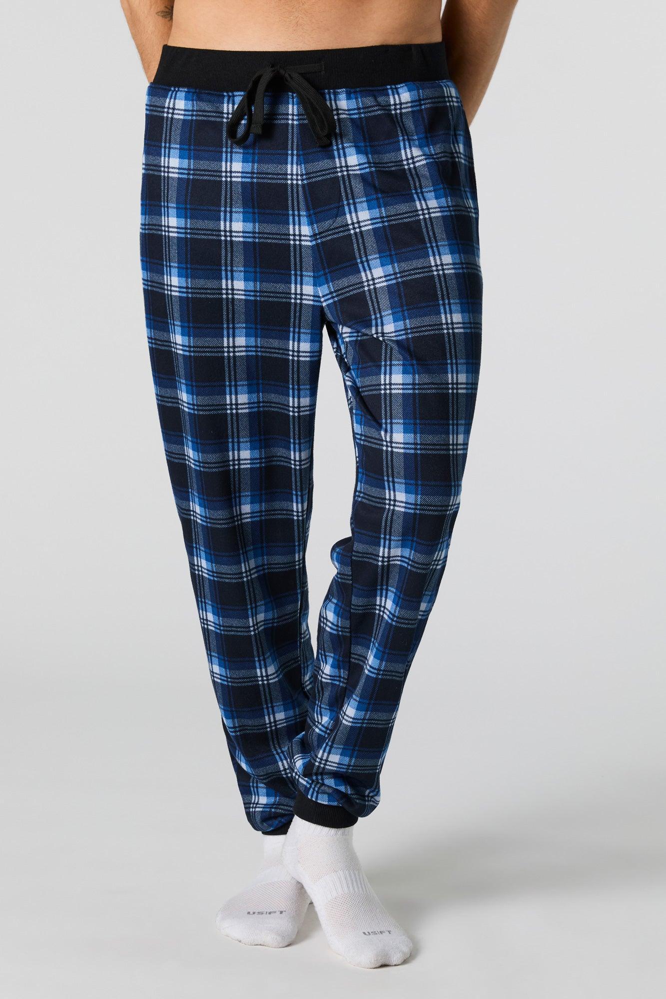 Plaid Pajama Jogger Male Product Image
