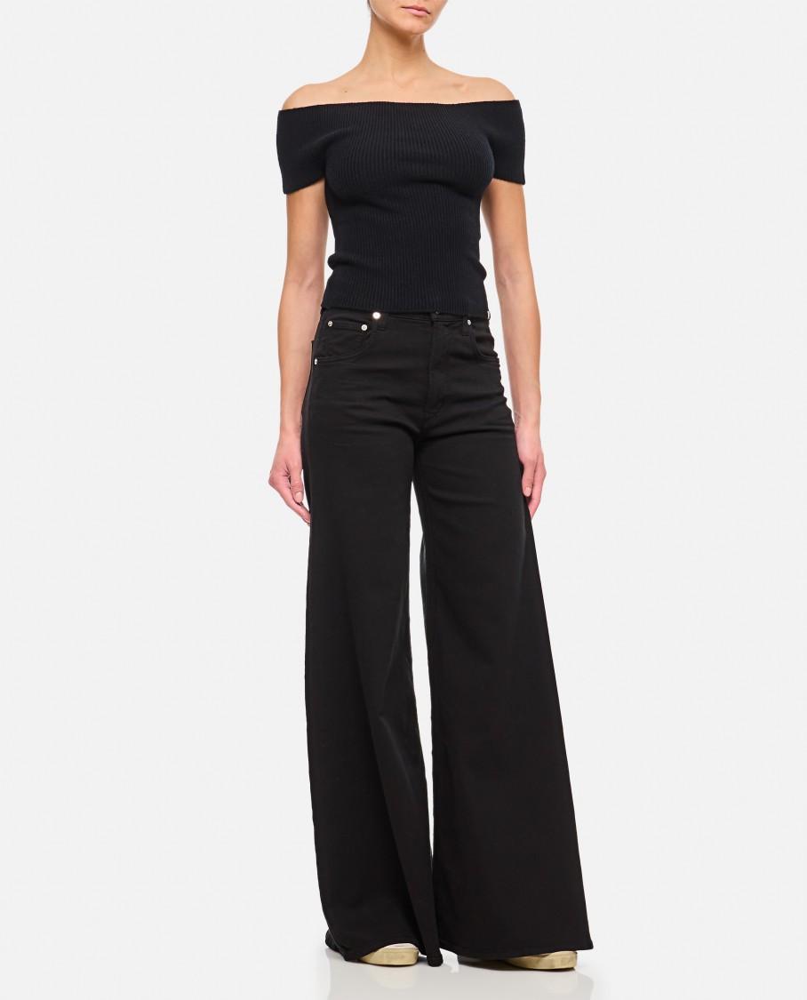 EXTREME CASHMERE Libra Cashmere Stretch 2.26 Top In Black Product Image
