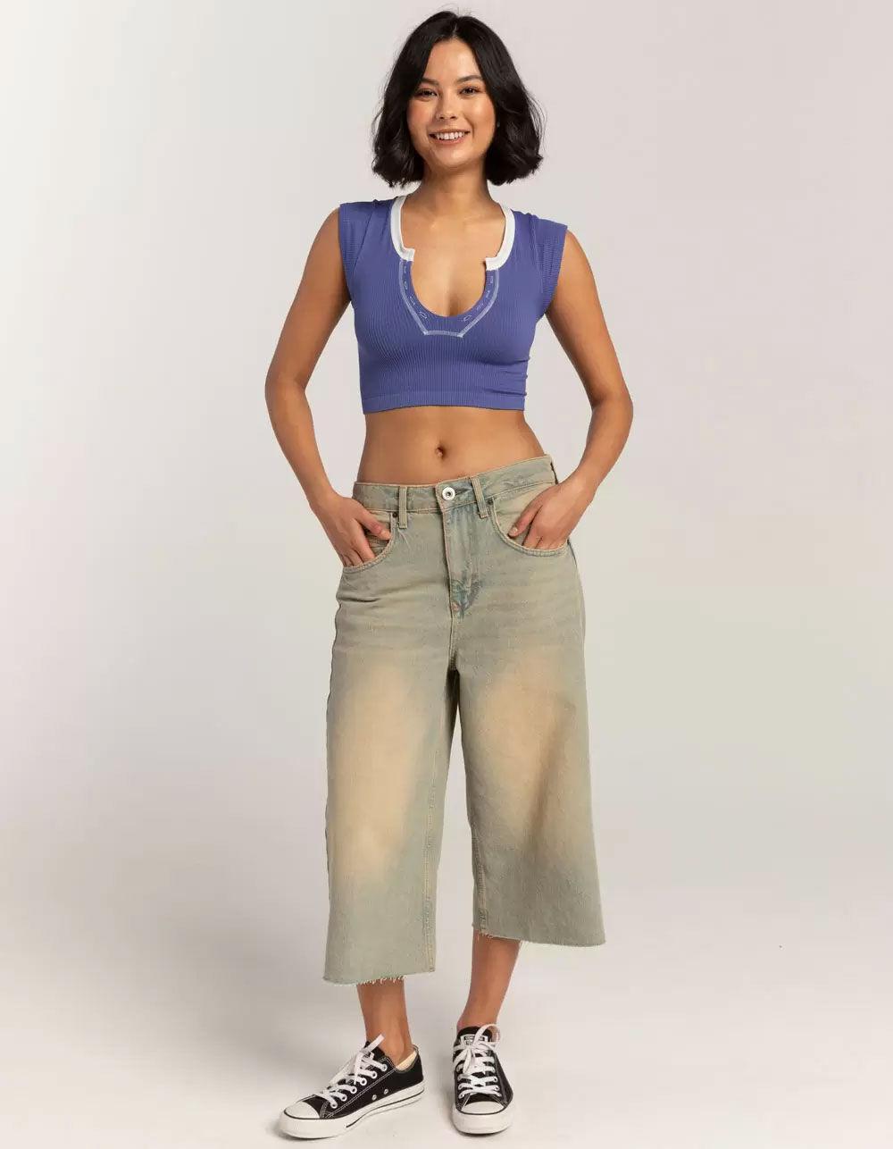 BDG Urban Outfitters Seamless Go For Gold Womens Crop Top Product Image