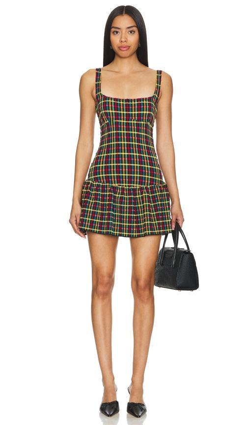 Cindy Frill Dress Peachy Den Product Image
