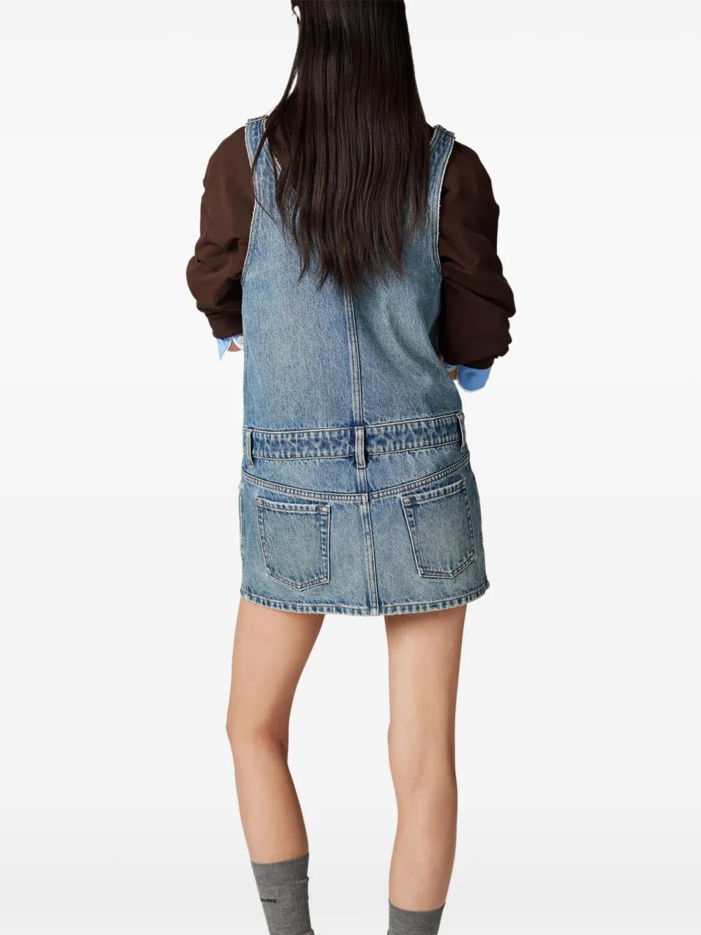 denim mini dress  Product Image